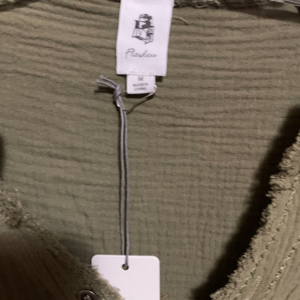Cotton Pocketed Button Down Tunic - Picture 3 of 7